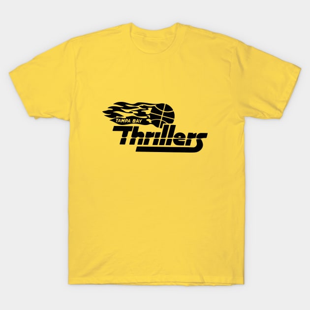 Retro Tampa Bay Thrillers Basketball 1984 T-Shirt by LocalZonly